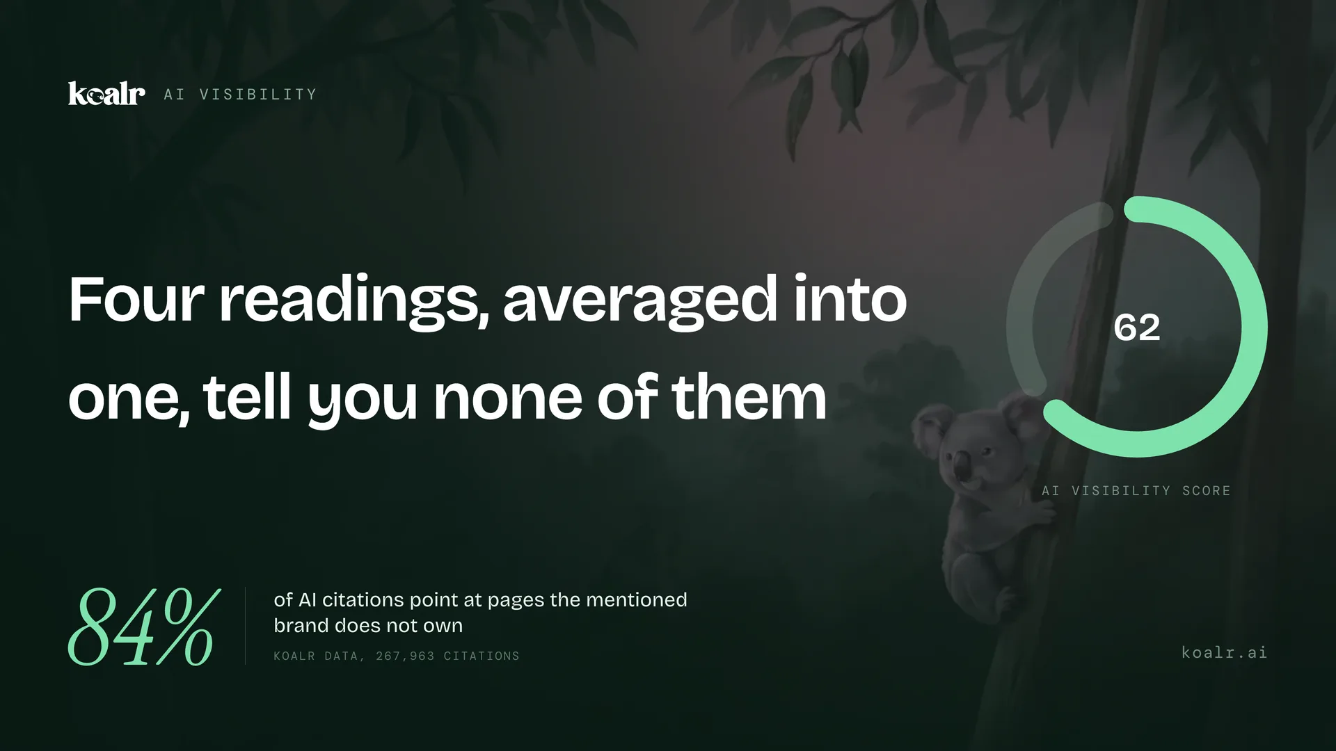 AI Visibility Score: Why We Stopped Blending It